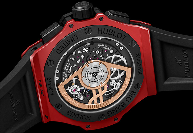 HUBLOT宇舶Big Bang 20週年UNICO限量腕錶魔力紅陶瓷