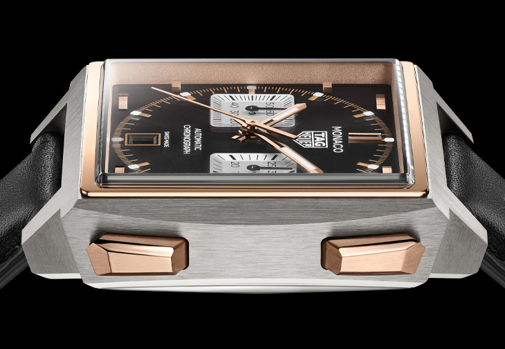 TAG HEUER泰格豪雅Monaco系列左冠計時腕錶