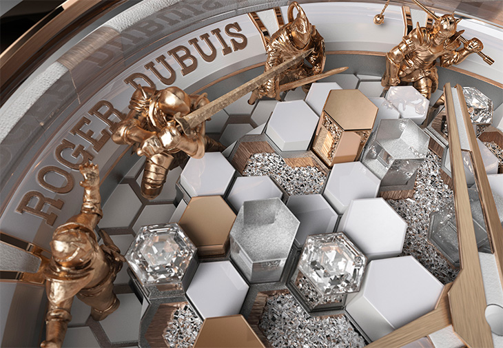 「水晶宮殿」面盤 ROGER DUBUIS圓桌騎士系列魔法師梅林限量腕錶