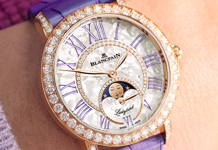 BLANCPAIN寶珀Ladybird Colors系列月相腕錶