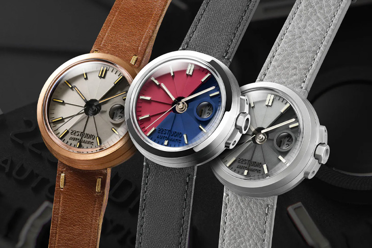 水泥錶殼大瘦身／22STUDIO「4D Concrete Automatic Duo 二重奏」水泥錶
