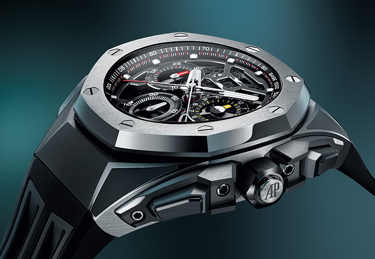 愛彼Royal Oak Concept皇家橡樹概念系列雙追針GMT大日期計時碼錶
