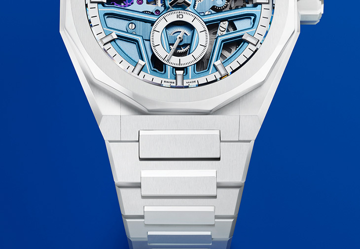 ZENITH真力時Defy Skyline Skeleton White Surfer Ceramic「白色衝浪者」陶瓷鏤空腕錶