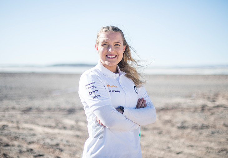 Klara Andersson,Extreme E後備車手。