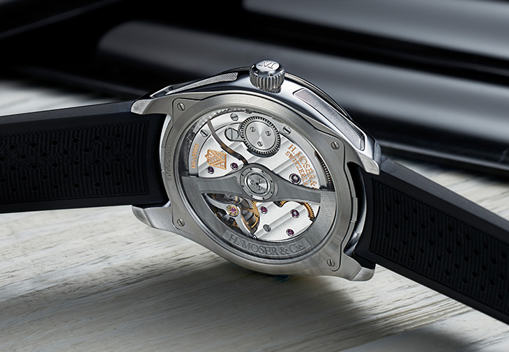 亨利慕時H. MOSER & CIE.開拓者大三針北極藍腕錶