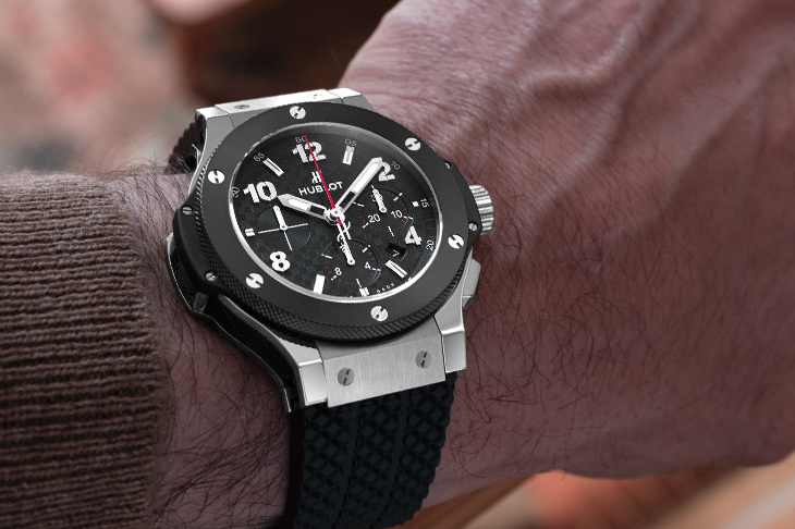 高階運動入門運動錶該有的態度 HUBLOT Big Bang Original精鋼黑陶瓷計時碼錶