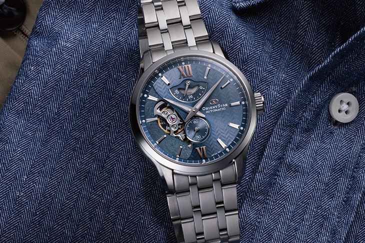 西裝質感的百搭美學 ORIENT STAR Layered Skeleton鏤空系列腕錶