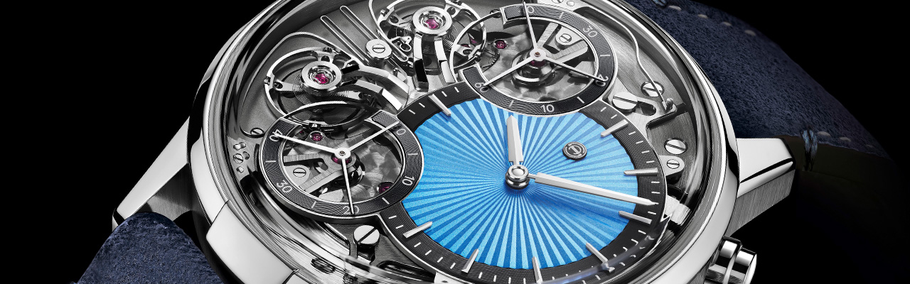 ARMIN STROM Mirrored Force Resonance 冰藍色腕錶