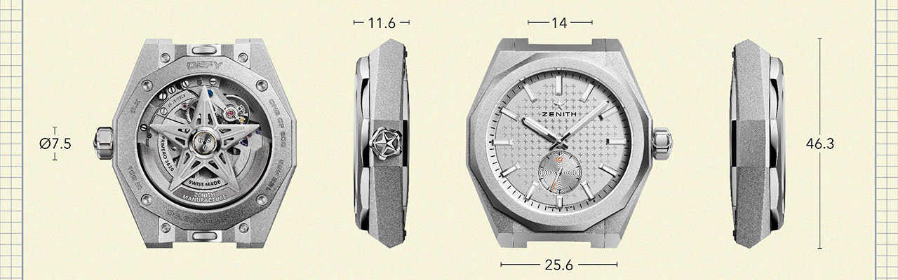 ZENITH真力時Defy Skyline C.X Edition天際線系列限量款腕錶