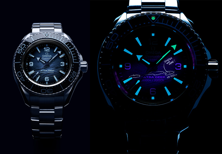 歐米茄OMEGA Planet Ocean 6000米系列同軸擒縱45.5毫米大師天文台腕錶