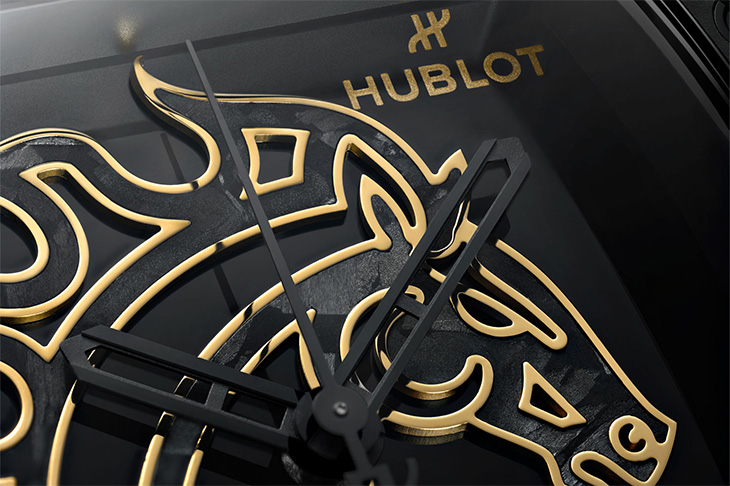 罕見碳纖維鑲嵌／HUBLOT Spirit of Big Bang馬年限量腕錶