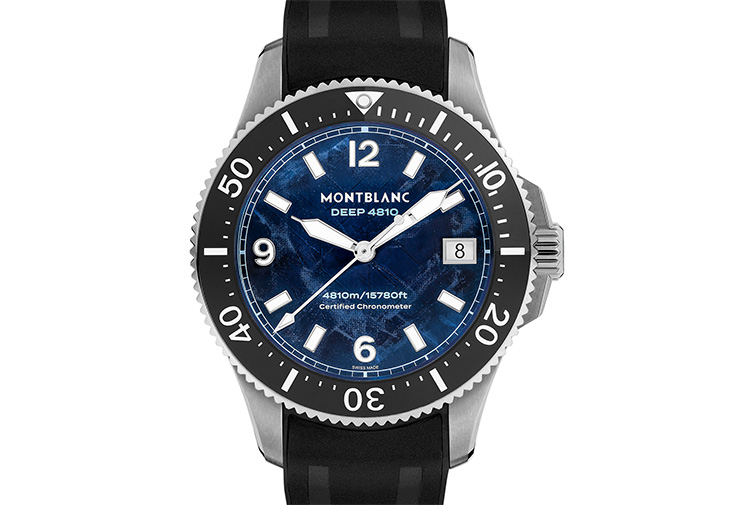 MONTBLANC萬寶龍Iced Sea系列零氧腕錶Deep 4810