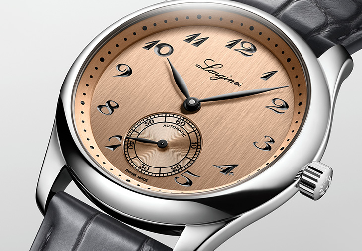 浪琴LONGINES Master巨擘系列小秒針鮭魚面