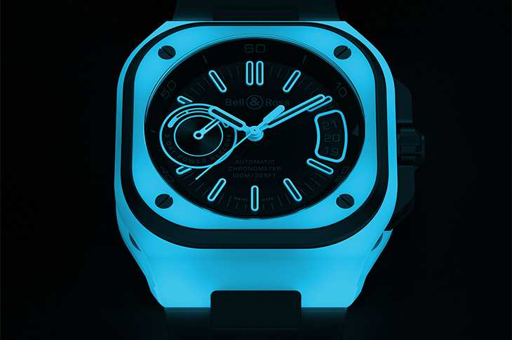 大膽創新的藍光魔法  BELL & ROSS BR-X5 Blue Lum腕錶