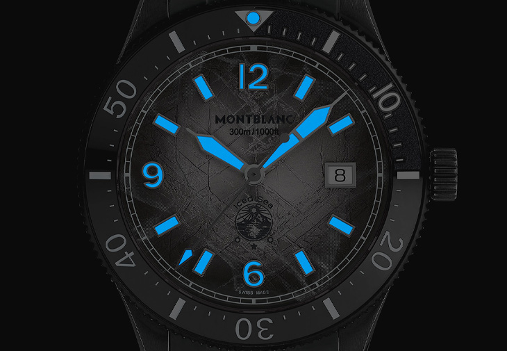 MONTBLAN萬寶龍Iced Sea系列日期顯示自動零氧腕錶