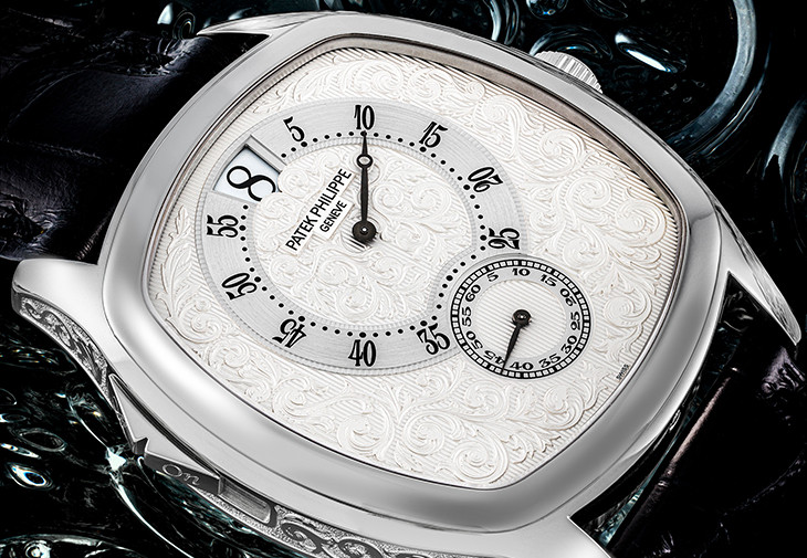 百達翡麗鉑金整點鳴音報時腕錶