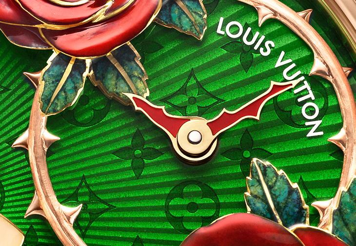 路易威登LOUIS VUITTON Tambour Fiery Heart自動機械腕錶