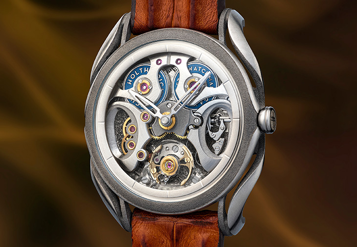 Holthinrichs Watches Ornament Nouveau 3D打印五級鈦金半鏤空腕錶