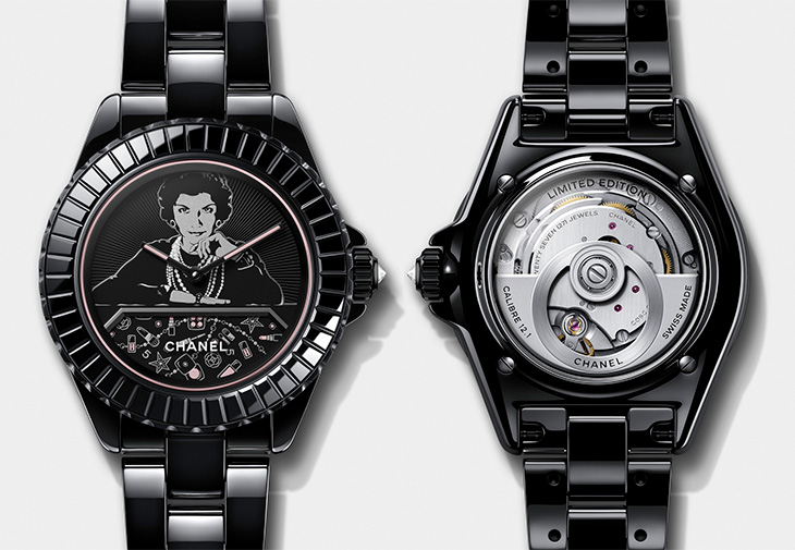 CHANEL香奈兒Mademoiselle J12 Blush腕錶