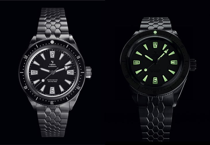 野馬錶YEMA Superman Skin Diver Cmm.20潛水腕錶