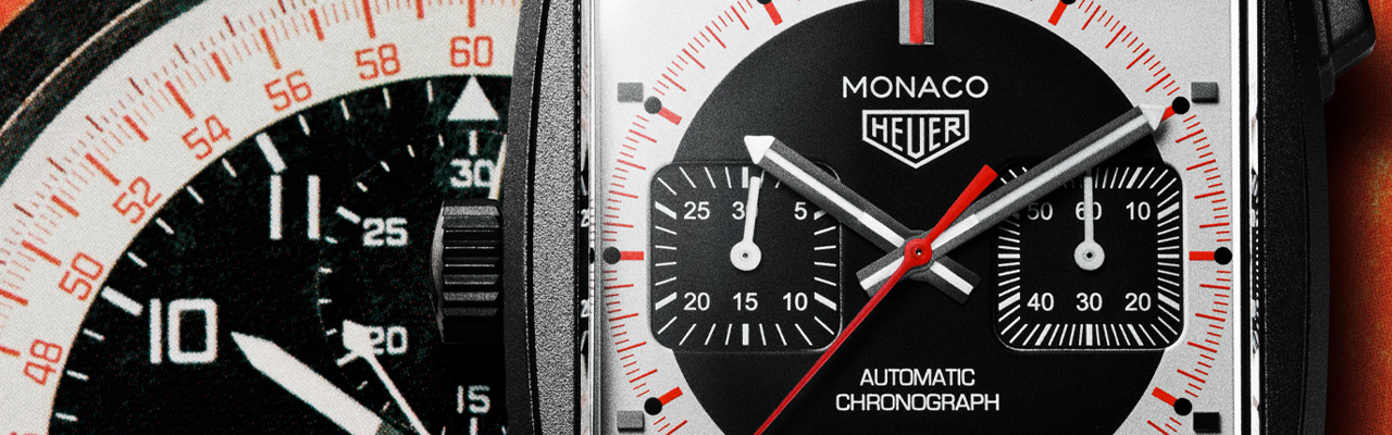 TAG HEUER泰格豪雅Monaco Stopwatch限量版計時腕錶