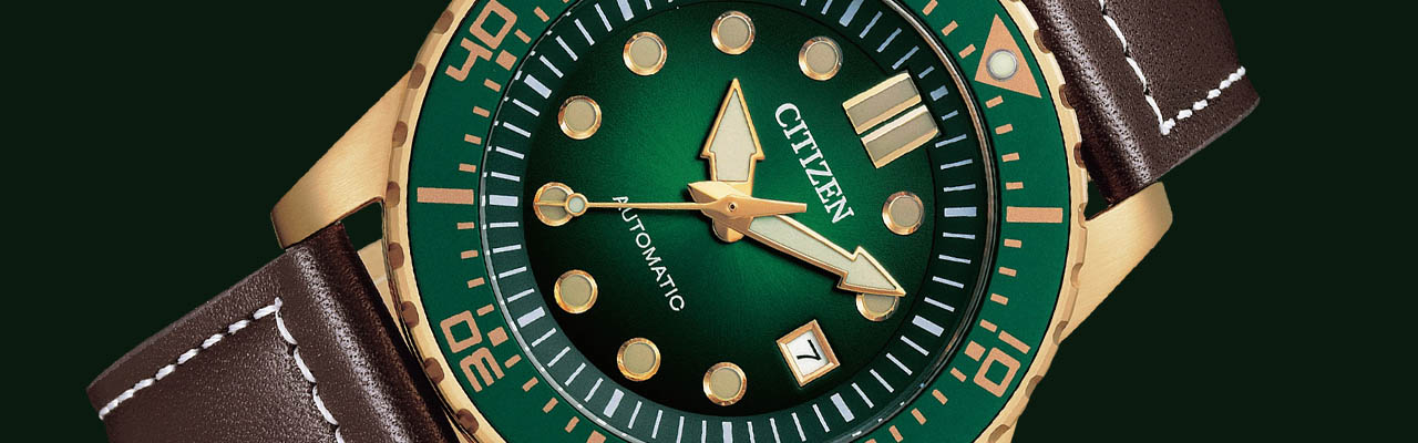 CITIZEN青春撞色機械錶