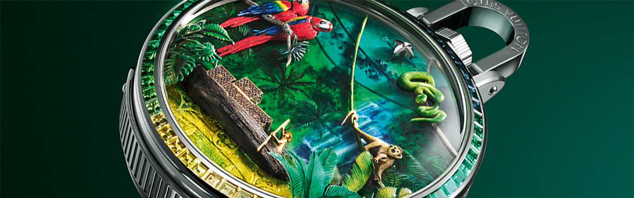 LOUIS VUITTON路易威登Escale en Amazonie Pocket Watch
