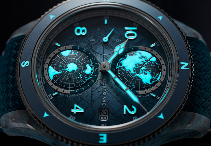 MONTBLANC萬寶龍1858系列Geosphere零氧腕錶Mount Vinson文森峰限量版