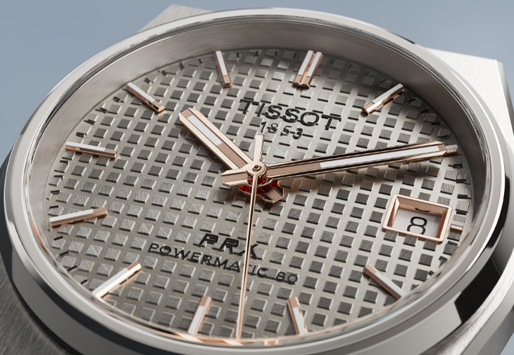 TISSOT天梭表PRX系列鈦金屬38mm自動上鍊腕錶