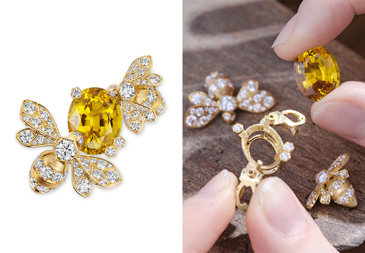 CHAUMET「Jewels by Nature」珠寶系列Bee蜜蜂胸針