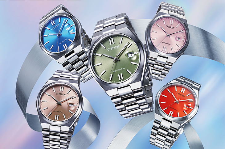 CITIZEN x PANTONE限定機械腕錶