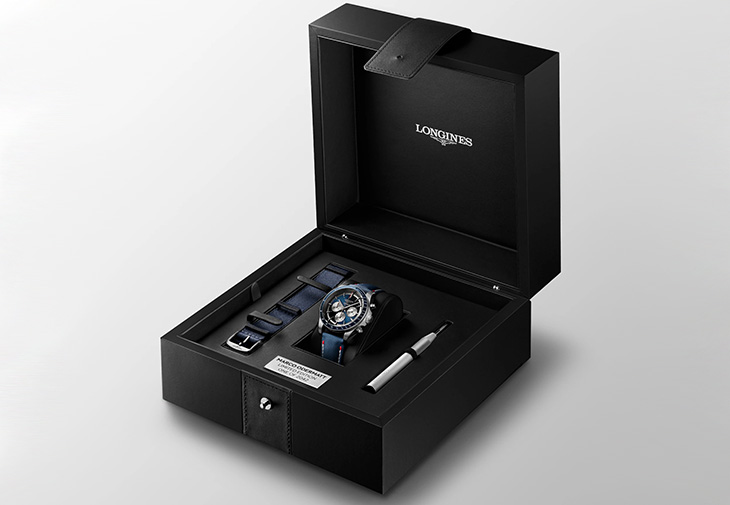 浪琴表LONGINES Conquest Marco Odermatt聯名限定腕錶
