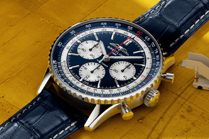 超音速協和號客機首航50週年／百年靈Navitimer B01 Chronograph 43 Tribute to Concorde計時腕錶
