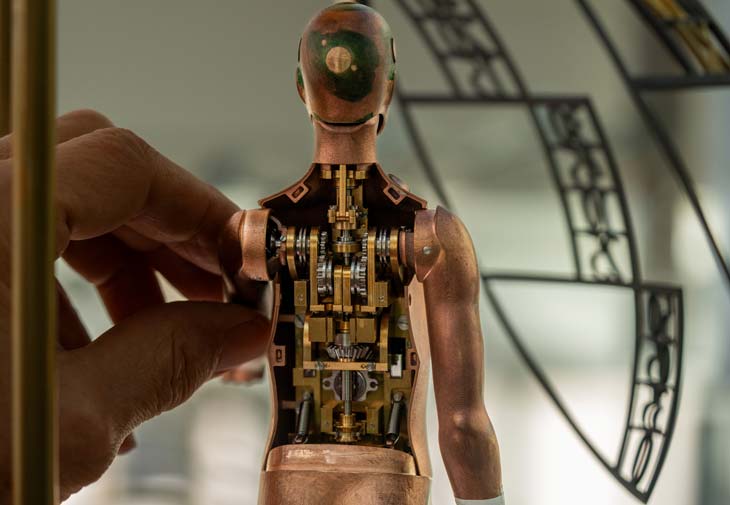 VACHERON CONSTANTIN La Quête du Temps江詩丹頓機械人偶座鐘