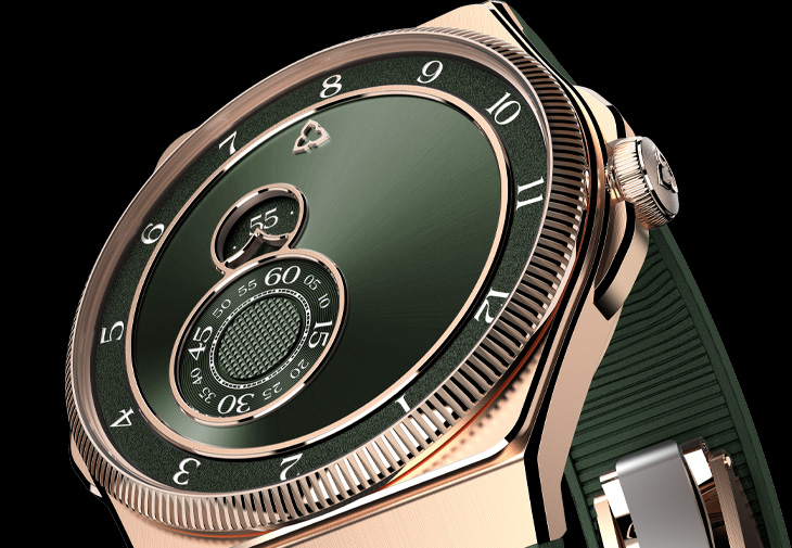 TRILOBE Trente-Deux Sunray Green Rose Gold