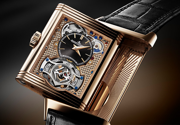 積家JAEGER-LECOULTRE Reverso Tribute Duoface Tourbillon翻轉系列雙面雙時區陀飛輪腕錶