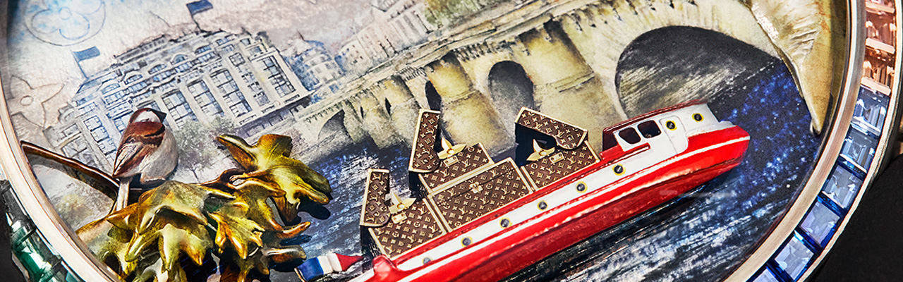 路易威登LOUIS VUITTON Escales autour du Monde系列 Escale au Pont-Neuf懷錶
