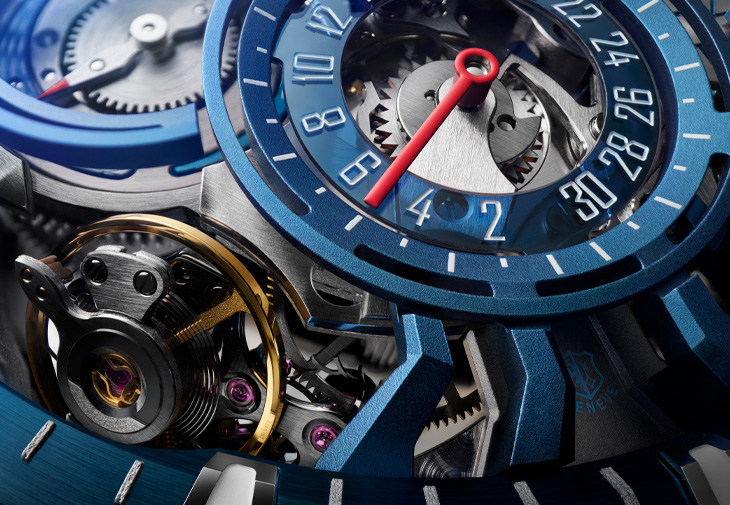 羅杰杜彼ROGER DUBUIS王者系列四擺輪游絲萬年曆限量腕錶