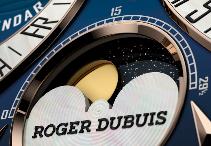 ROGER DUBUIS羅杰杜彼Hommage La Placide雙逆跳萬年曆限量腕錶