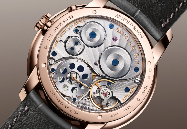ARNOLD & SON Perpetual Moon 41.5懸崖灰月相腕錶