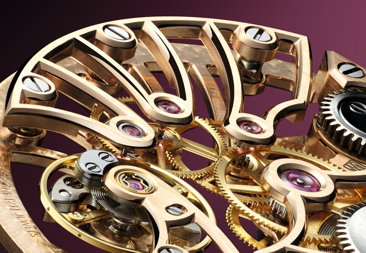 DANIEL ROTH Extra Plat Rose Gold Skeleton 腕錶