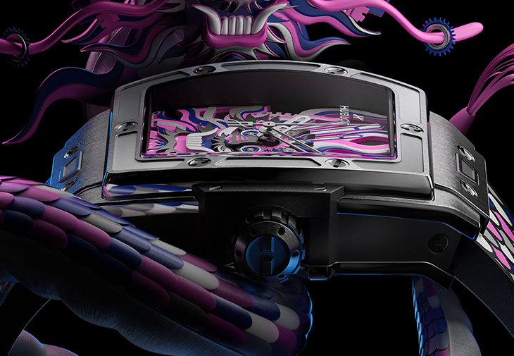 宇舶HUBLOT Spirit of Big Bang鈦金腕錶龍年限量款