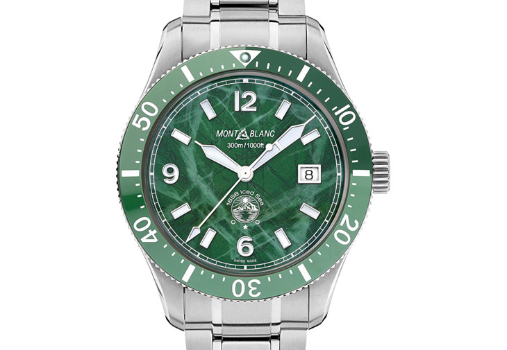 萬寶龍MONTBLANC 1858 Iced Sea日期顯示自動腕錶