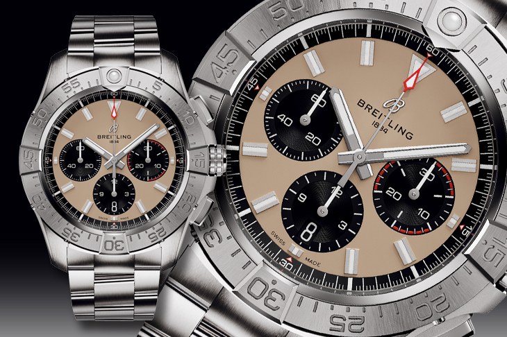 自製機芯軍容盛大 百年靈Avenger B01 Chronograph 44復仇者計時腕錶