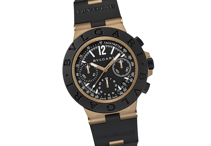 BVLGARI寶格麗 Aluminium 系列Bronzo Chronograph計時腕錶