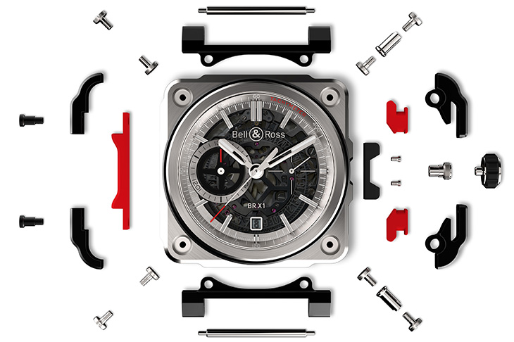 未來主義的起點／BELL & ROSS新方型腕錶概念BR-X1