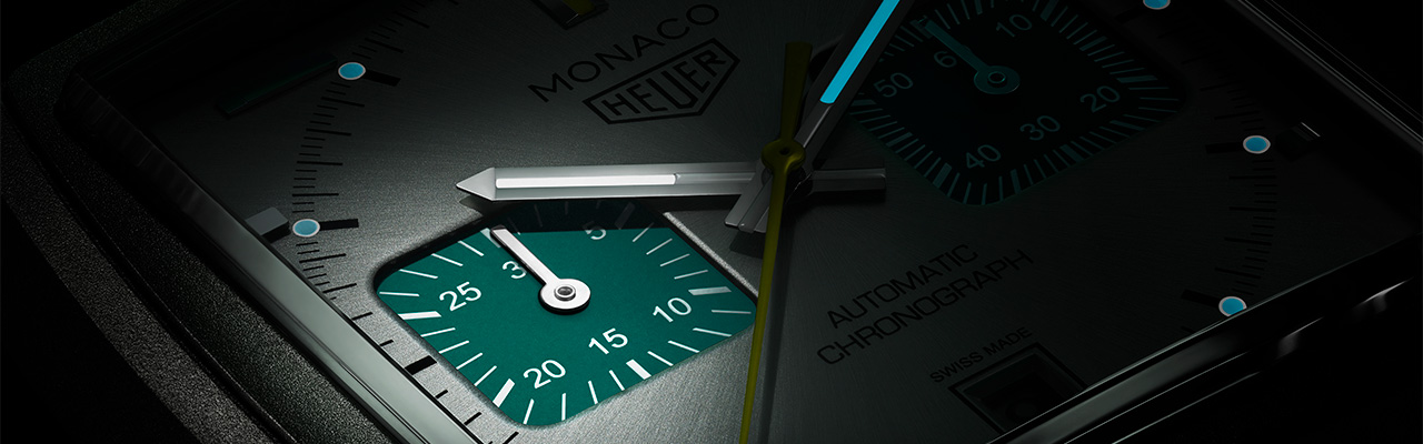 TAG HEUER泰格豪雅Monaco計時腕錶賽車綠限量版