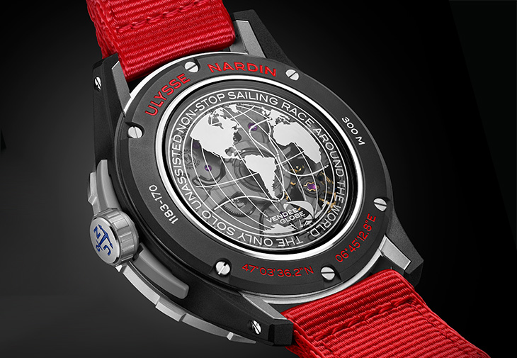 雅典錶ULYSSE NARDIN潛水系列Diver Net 旺代環球帆船賽腕錶