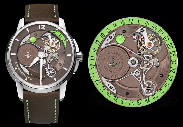 舒瓦茨Schwarz Etienne ROSEWELL 08⽇期顯⽰腕錶