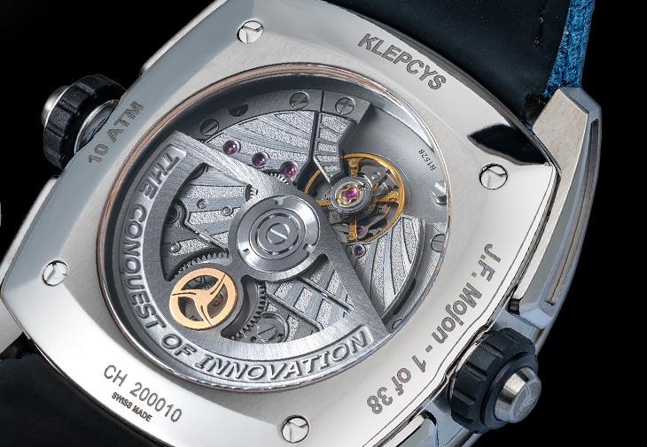 CYRUS賽瑞錶Klepcys DICE Glacial Blue雙獨立計時腕錶